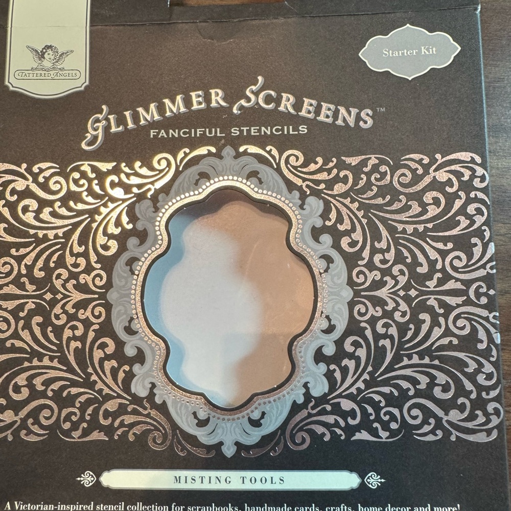 Fanciful Stencils Starter Kit - Black and Silver